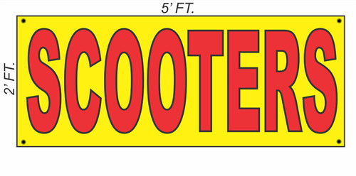 Giant scooters banner sign - banner,