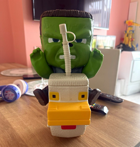 Hulk green plastic - green, action