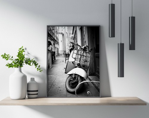 Italian scooter vespa black - italian,
